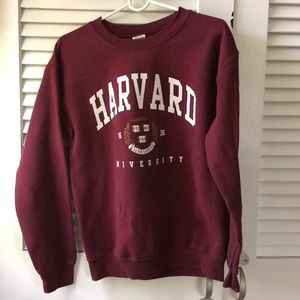 harvard maroon pullover